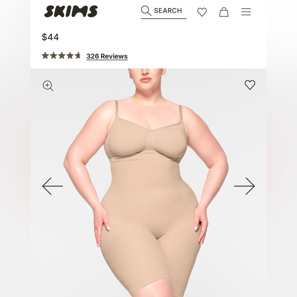 SKIMS Sculpting Bodysuit in Nude